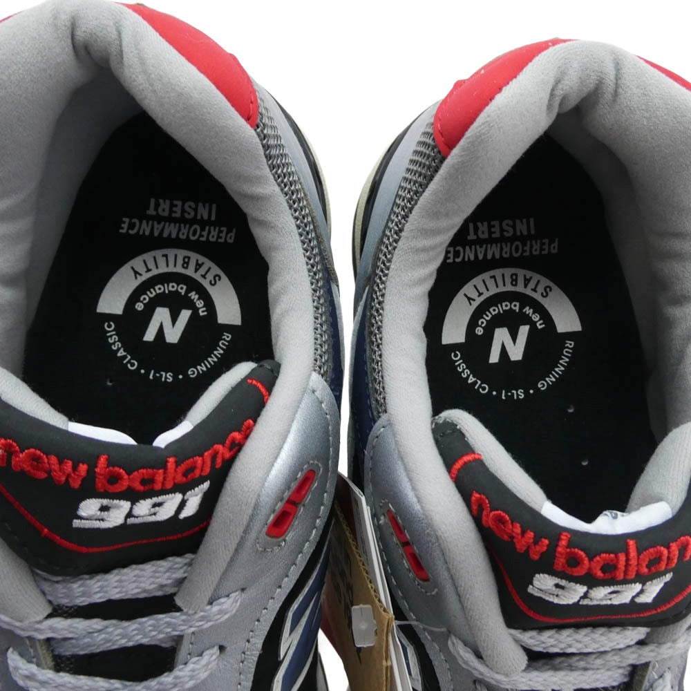 NEW BALANCE ニューバランス イングランド製 M991SKR スニーカー グレー系 27.5cm【新古品】【未使用】【中古】