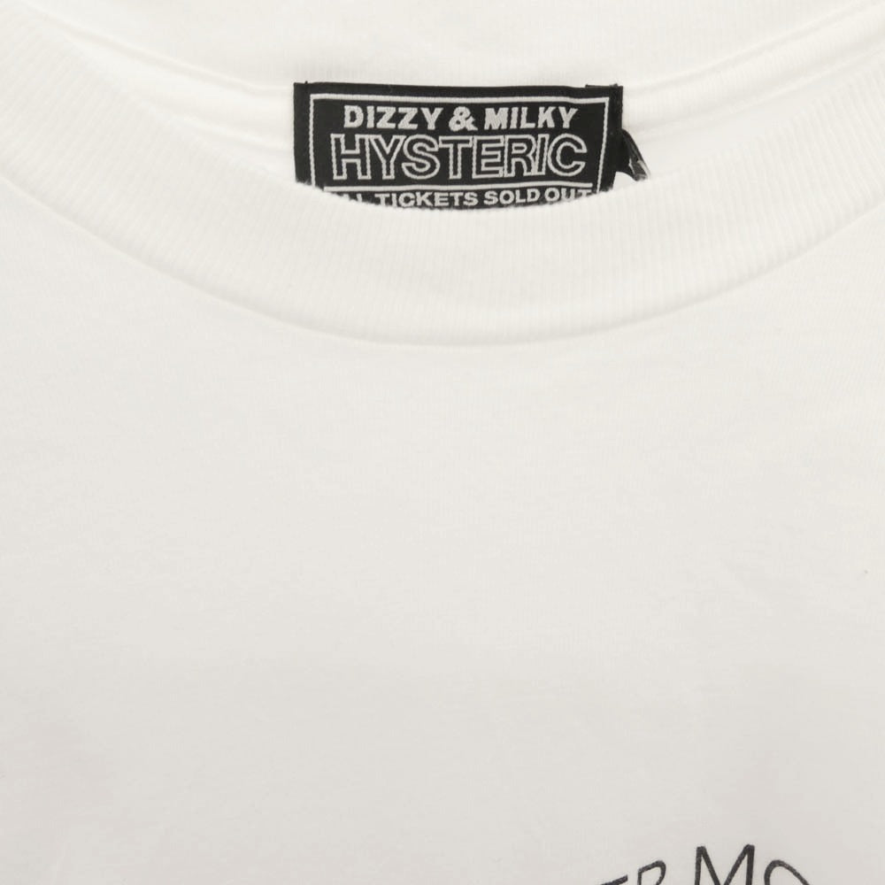 HYSTERIC GLAMOUR ヒステリックグラマー 25AW 02253CL08 HYSTERIC MADNESS ヒステリックマッドネス 長袖 Tシャツ ホワイト系 L【中古】