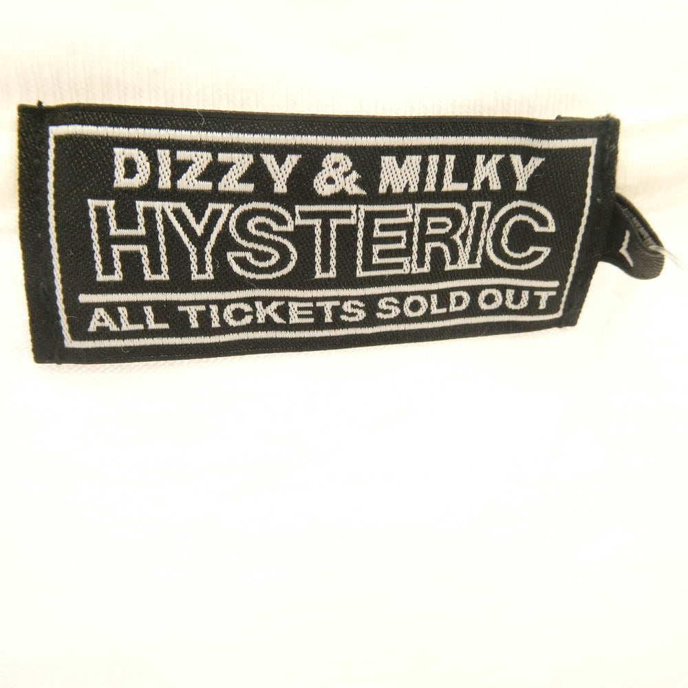 HYSTERIC GLAMOUR ヒステリックグラマー 25AW 02253CL08 HYSTERIC MADNESS ヒステリックマッドネス 長袖 Tシャツ ホワイト系 L【中古】