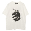 HYSTERIC GLAMOUR ヒステリックグラマー 02253CT19 MILK ミルク別注 MILK RAID HYS ミルクレイド プリント 半袖 クルーネック Tシャツ ホワイト系 L【極上美品】【中古】
