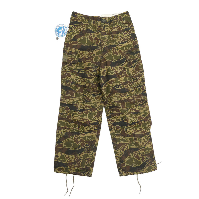 HYSTERIC GLAMOUR ヒステリックグラマー 25AW 02253AP03 タイガーストライプ オリジナルカモフラ 6ポケット カーゴパンツ カーキ系 M【美品】【中古】