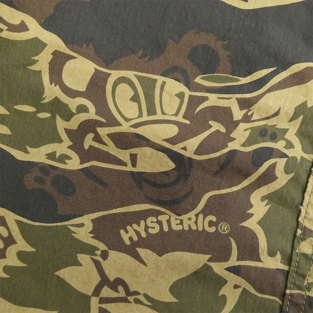 HYSTERIC GLAMOUR ヒステリックグラマー 25AW 02253AP03 タイガーストライプ オリジナルカモフラ 6ポケット カーゴパンツ カーキ系 M【美品】【中古】