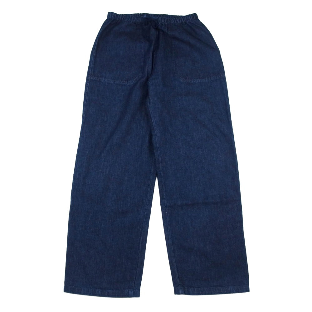 Danton ダントン DT-E0209 YMN DENIM EASY PANTS ウエストゴム デニム イージーパンツ インディゴブルー系 40【中古】