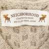 NEIGHBORHOOD ネイバーフッド 14AW 142MANH-KNM01 DAKOTA W-CREW LS ダコタ ウール クルーネック ニット セーター ベージュ系【中古】