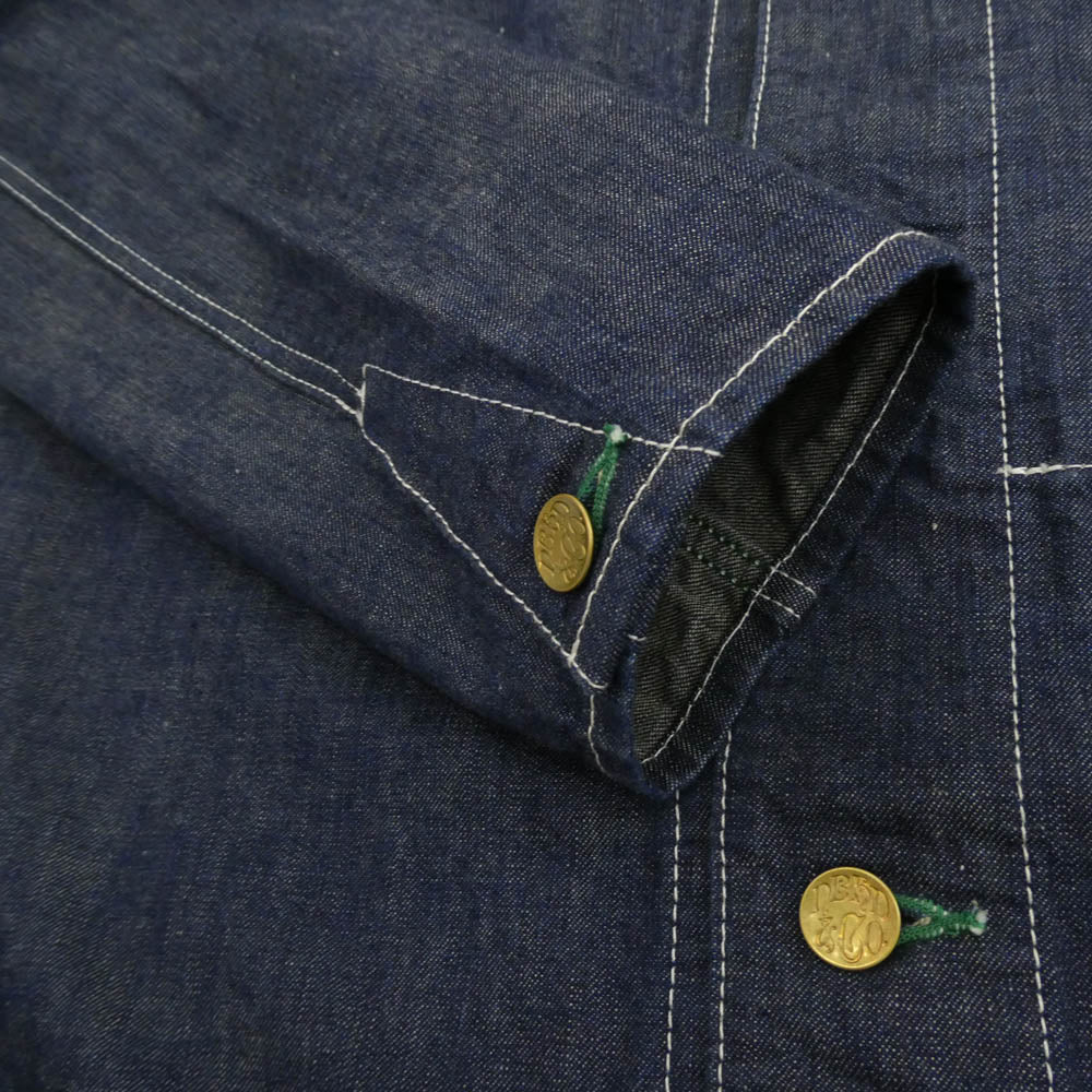 NEIGHBORHOOD ネイバーフッド 19SS 191ARNH-JKM01 DEALER C-COAT デニム カバーオール ジャケット インディゴブルー系 S【中古】