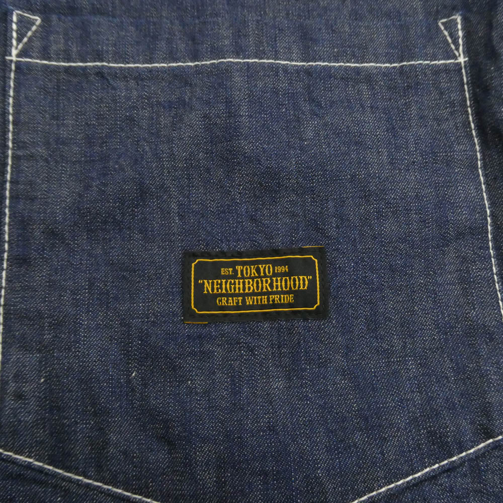 NEIGHBORHOOD ネイバーフッド 19SS 191ARNH-JKM01 DEALER C-COAT デニム カバーオール ジャケット インディゴブルー系 S【中古】