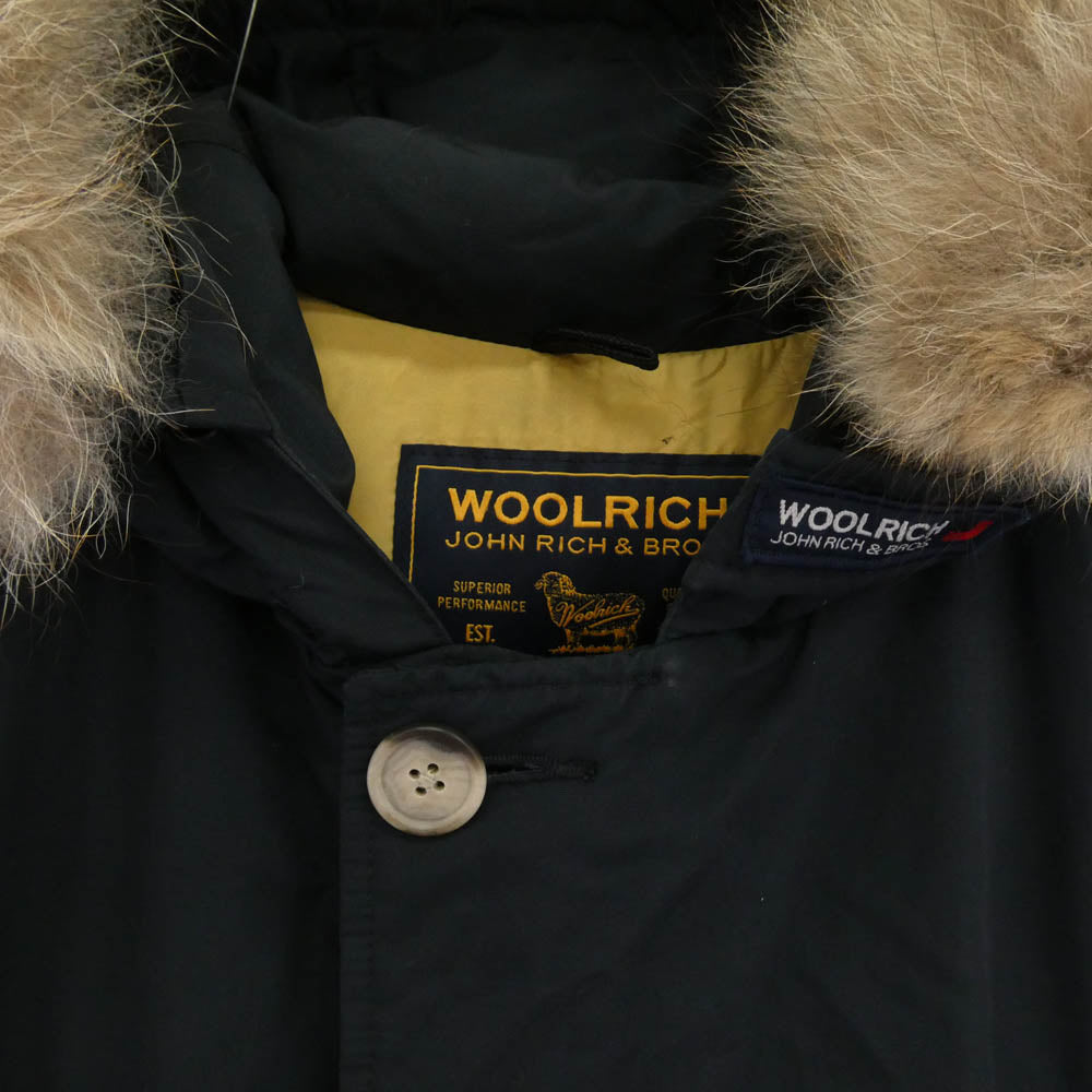 WOOLRICH ウールリッチ 1402001 ARCTIC PARKA フーデッド ダウンジャケット ブラック系 XS【中古】