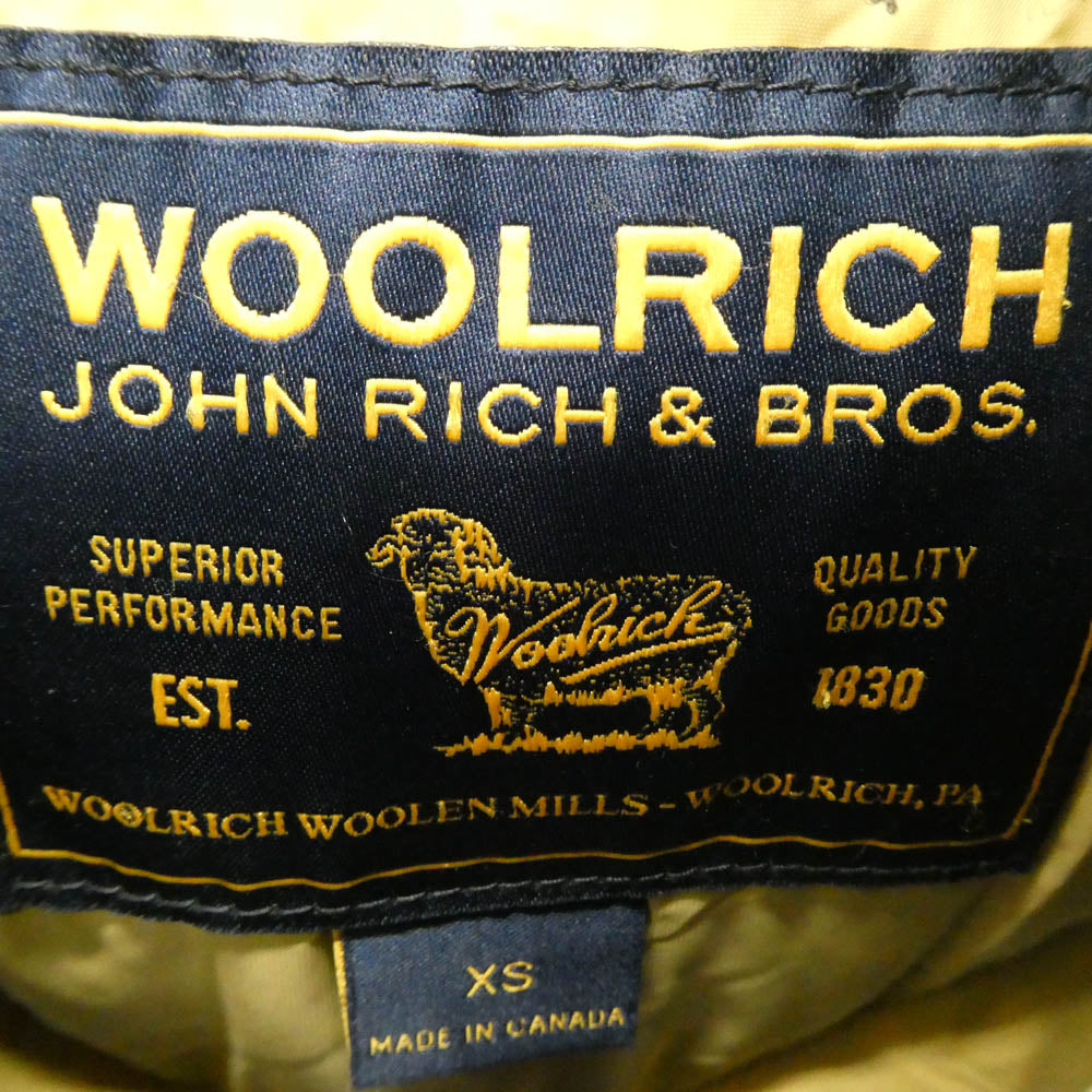 WOOLRICH ウールリッチ 1402001 ARCTIC PARKA フーデッド ダウンジャケット ブラック系 XS【中古】