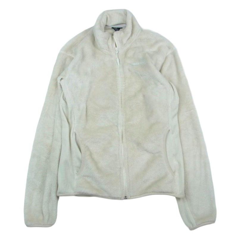 MARMOT マーモット ロゴ刺繍 ジップアップ フリースジャケット オフホワイト系 M【中古】