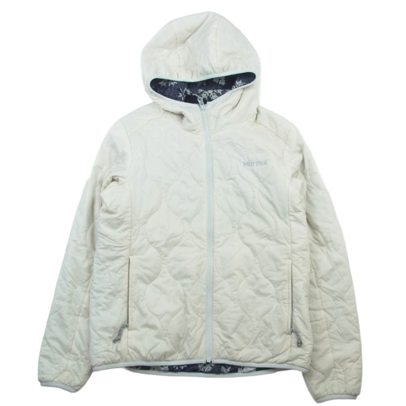 MARMOT マーモット TOWSJL16YY リバーシブル キルティング フーデッド ジャケット オフホワイト系 M【中古】