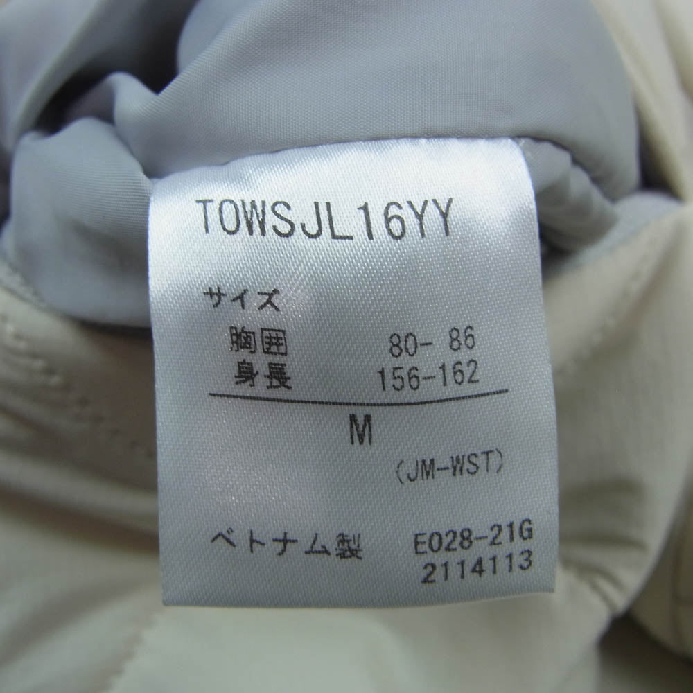MARMOT マーモット TOWSJL16YY リバーシブル キルティング フーデッド ジャケット オフホワイト系 M【中古】