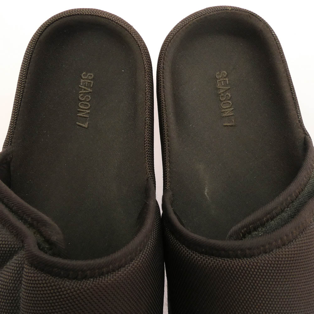 イージーシーズン7 Nylon Slipper ナイロン スリッパ サンダル ブラック系 42【中古】