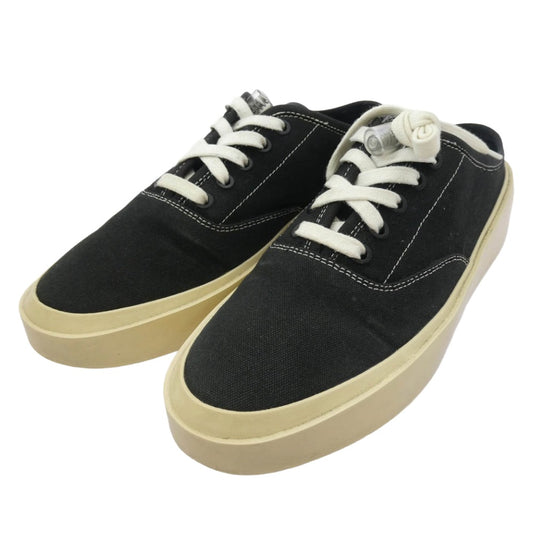 FEAR OF GOD フィアオブゴッド BACKLESS CANVAS ローカット スニーカー ブラック系 42【中古】
