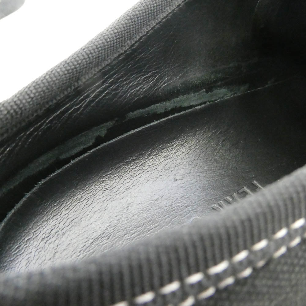 FEAR OF GOD フィアオブゴッド BACKLESS CANVAS ローカット スニーカー ブラック系 42【中古】