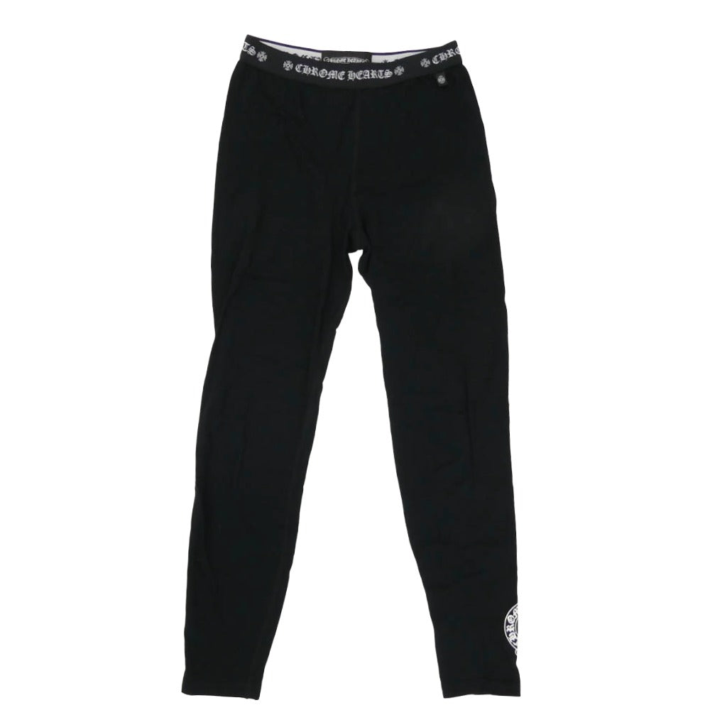CHROME HEARTS クロムハーツ（原本無） ホースシュープリント レギンス パンツ ブラック系 S【中古】