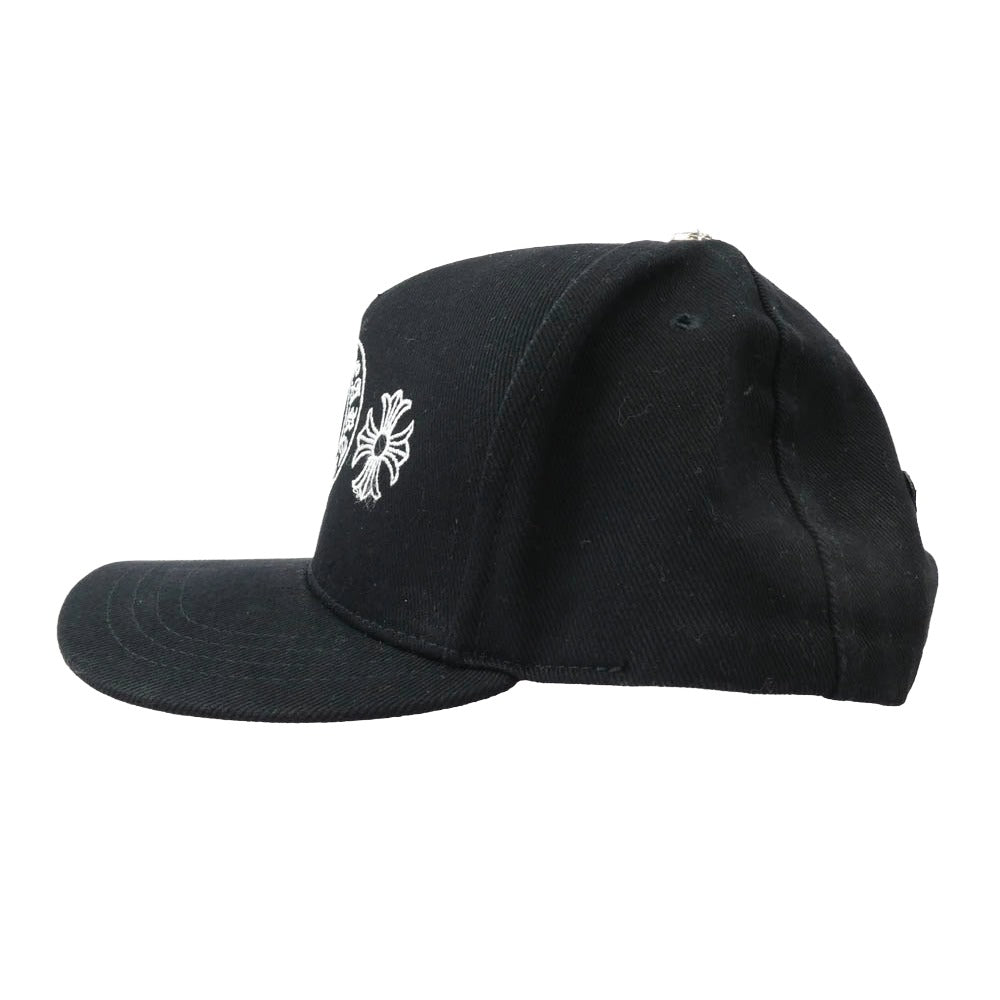 CHROME HEARTS クロムハーツ（原本無） CH Plus Horseshoe BASEBALL CAP ホースシュー 刺繍 ベースボール キャップ ブラック系 53-60【中古】