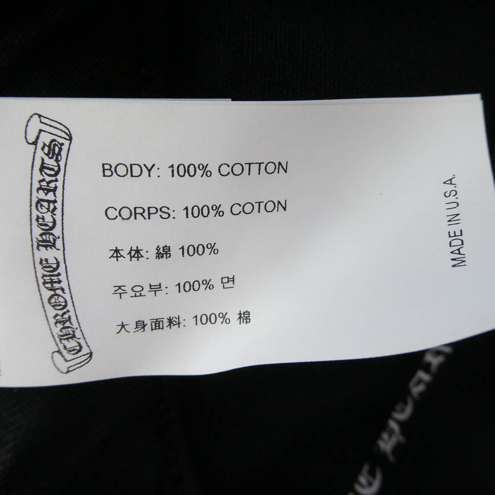 CHROME HEARTS クロムハーツ（原本無） CH Plus Horseshoe BASEBALL CAP ホースシュー 刺繍 ベースボール キャップ ブラック系 53-60【中古】