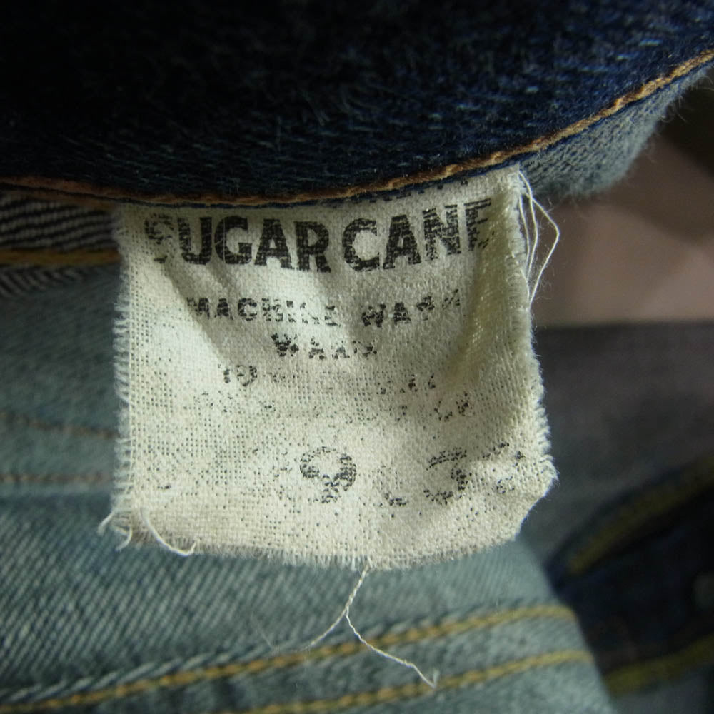 FULLCOUNT フルカウント Lot 1800 200本限定 No168 66モデル ボタンフライ ストレート デニム パンツ インディゴブルー系 W29L34【中古】