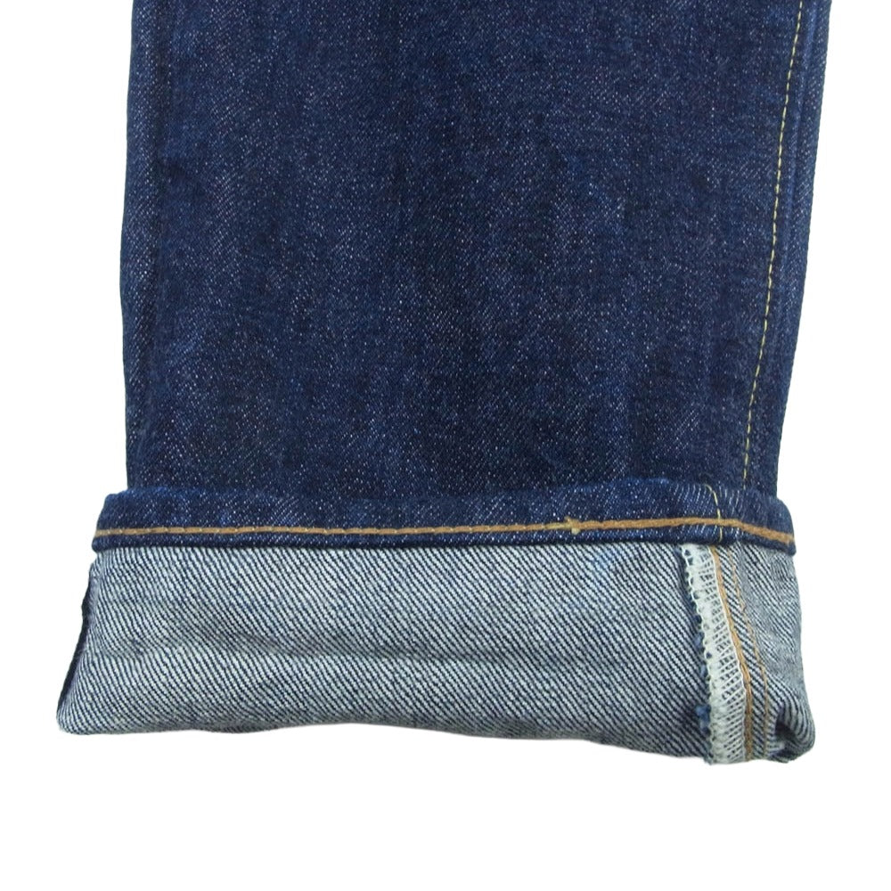 FULLCOUNT フルカウント Lot 1800 200本限定 No168 66モデル ボタンフライ ストレート デニム パンツ インディゴブルー系 W29L34【中古】