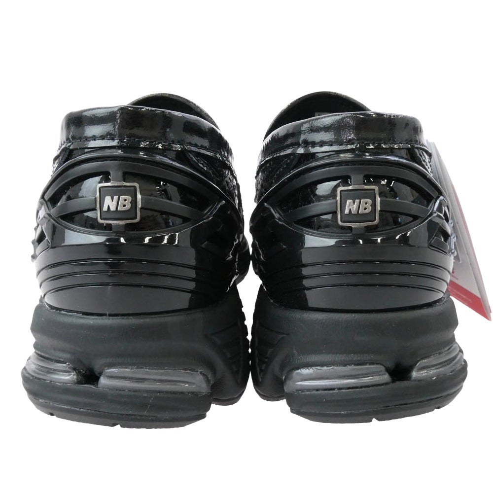 NEW BALANCE ニューバランス U1906L CR Black Croc クロコ型押し ローファー スリッポン シューズ 27.5cm【新古品】【未使用】【中古】