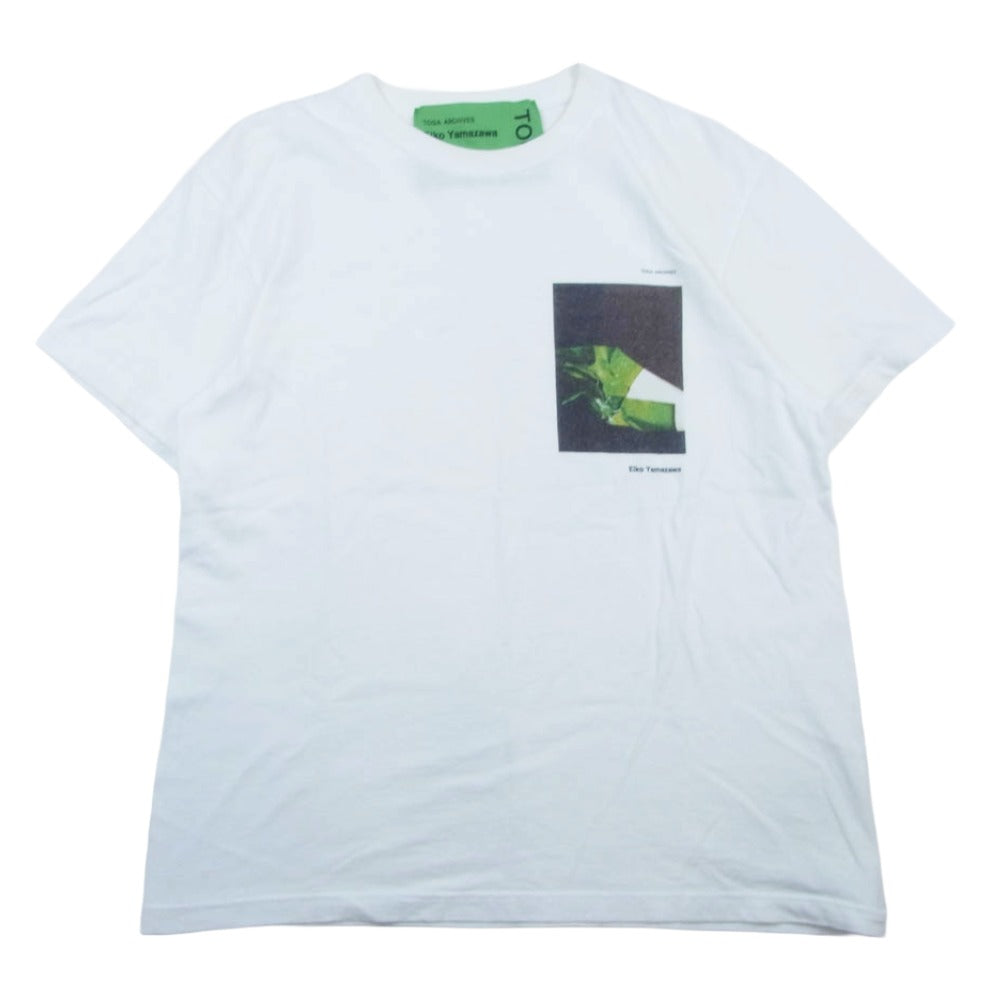 TOGA トーガ ARCHIVES アーカイブス グラフィックプリント 半袖 Tシャツ ホワイト系 M【中古】
