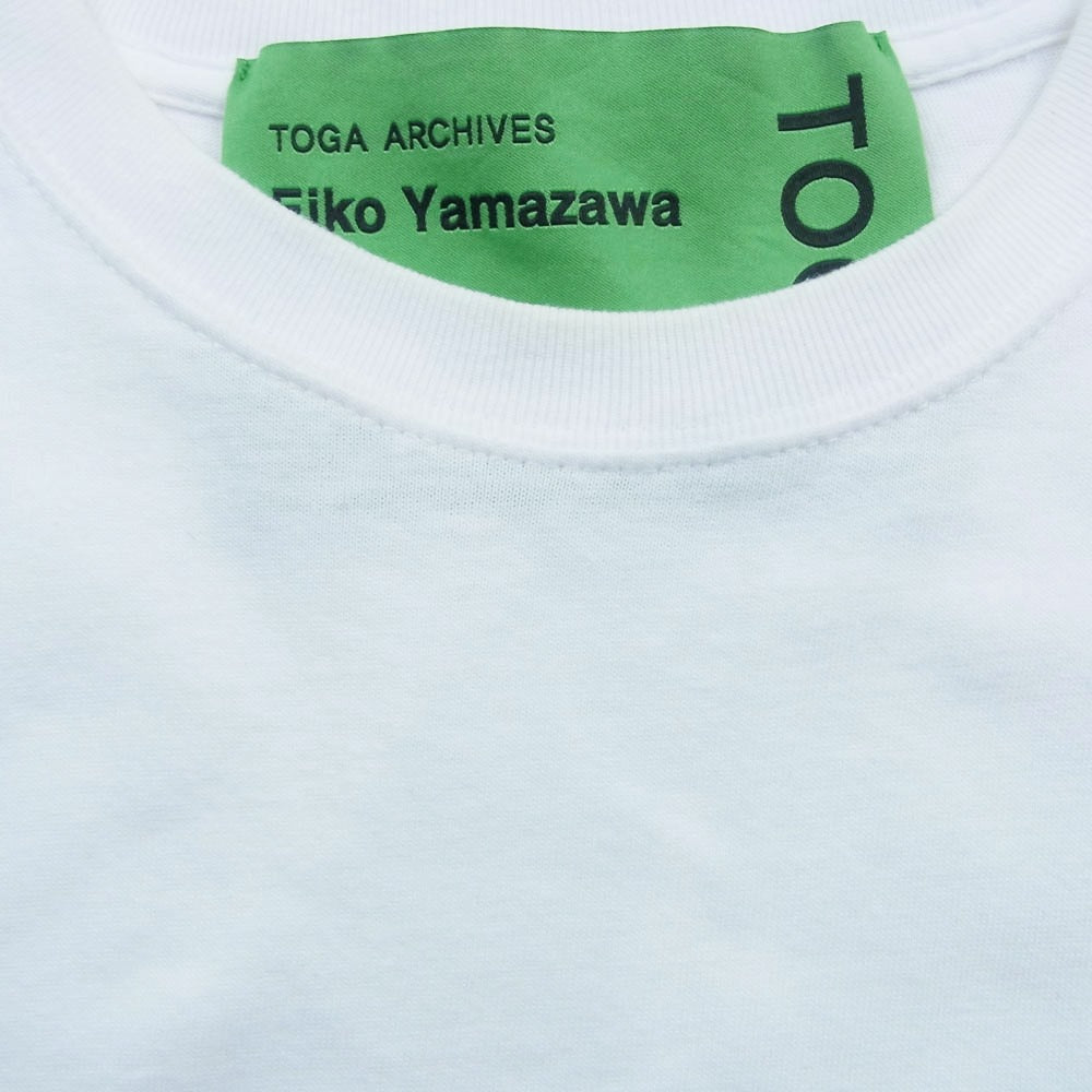 TOGA トーガ ARCHIVES アーカイブス グラフィックプリント 半袖 Tシャツ ホワイト系 M【中古】