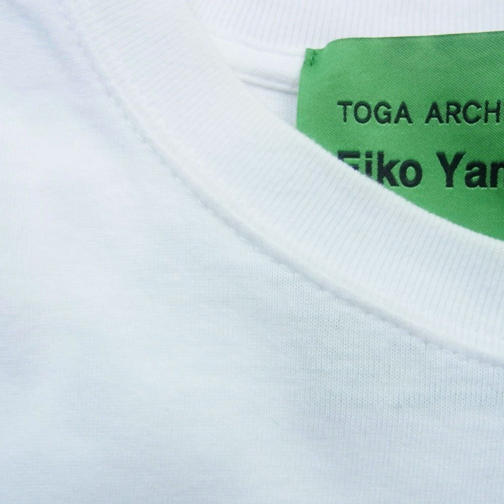 TOGA トーガ ARCHIVES アーカイブス グラフィックプリント 半袖 Tシャツ ホワイト系 M【中古】