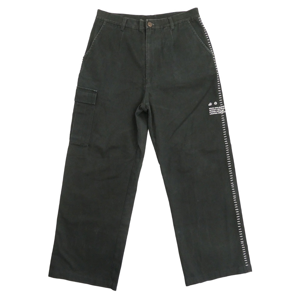 SPACE AVAILABLE ドーバーストリートマーケット銀座 DSM限定 サイドステッチデザイン ワークパンツ ブラック系 M【中古】
