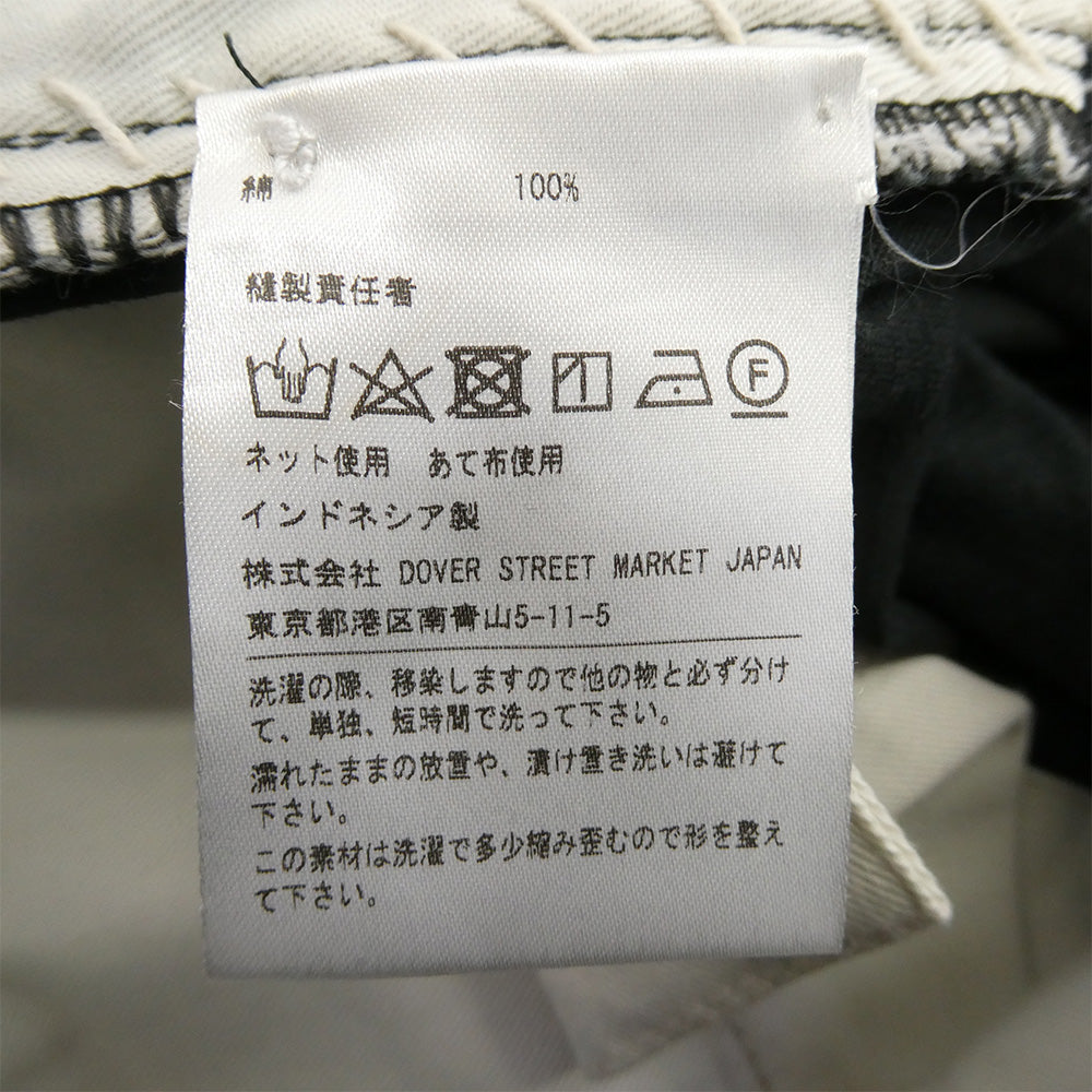 SPACE AVAILABLE ドーバーストリートマーケット銀座 DSM限定 サイドステッチデザイン ワークパンツ ブラック系 M【中古】