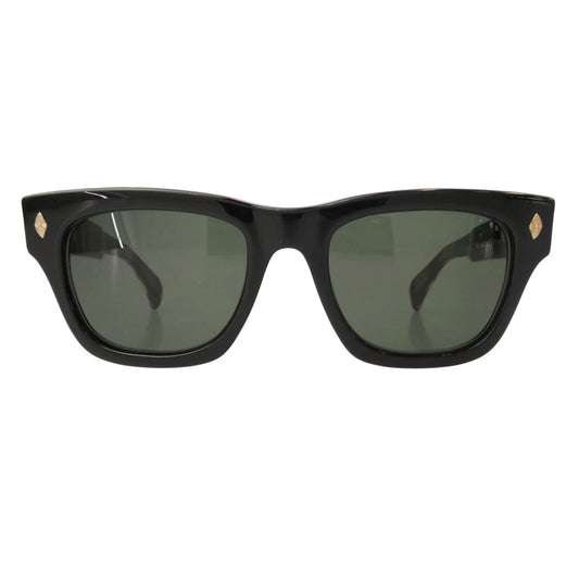 CHROME HEARTS クロムハーツ（原本無） DICK FITZENER BK-18KGP CHプラステンプル ウェリントン型 ゴールド×ブラック サングラス アイウェア ブラック系【中古】