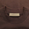 FEAR OF GOD フィアオブゴッド FOG ESSENTIALS エフオージー エッセンシャルズ ラバーロゴ プリント T シャツ ブラウン系 M【中古】
