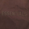 FEAR OF GOD フィアオブゴッド FOG ESSENTIALS エフオージー エッセンシャルズ ラバーロゴ プリント T シャツ ブラウン系 M【中古】