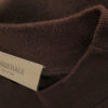 FEAR OF GOD フィアオブゴッド FOG ESSENTIALS エフオージー エッセンシャルズ ラバーロゴ プリント T シャツ ブラウン系 M【中古】