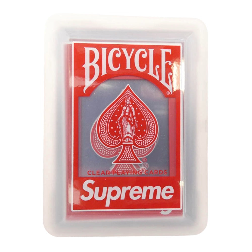 Supreme シュプリーム 20AW Bicycle Clear Playing Cards トランプ クリア系 レッド系【極上美品】【中古】