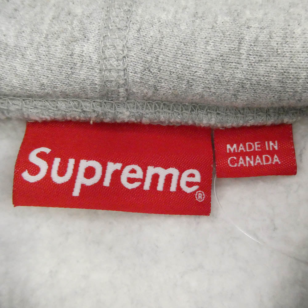 Supreme シュプリーム 23SS Motion Logo Hooded Sweatshirt モーションロゴ フーデッドスウェットシャツ プルオーバー パーカー グレー系 M【中古】