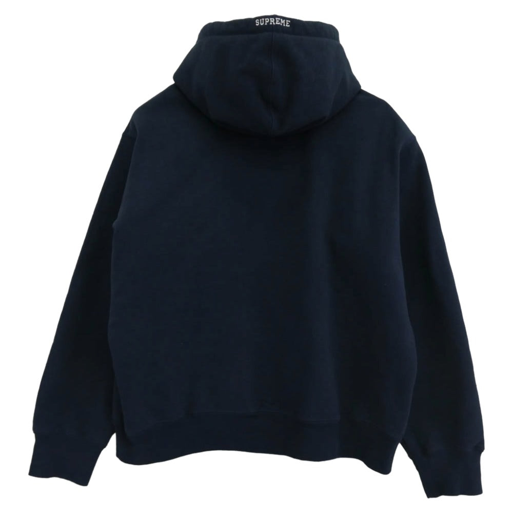 Supreme シュプリーム 25AW S Logo Zip Up Hooded Sweatshirt Sロゴ ジップアップ フルジップ フーディー パーカー ネイビー系 M【中古】