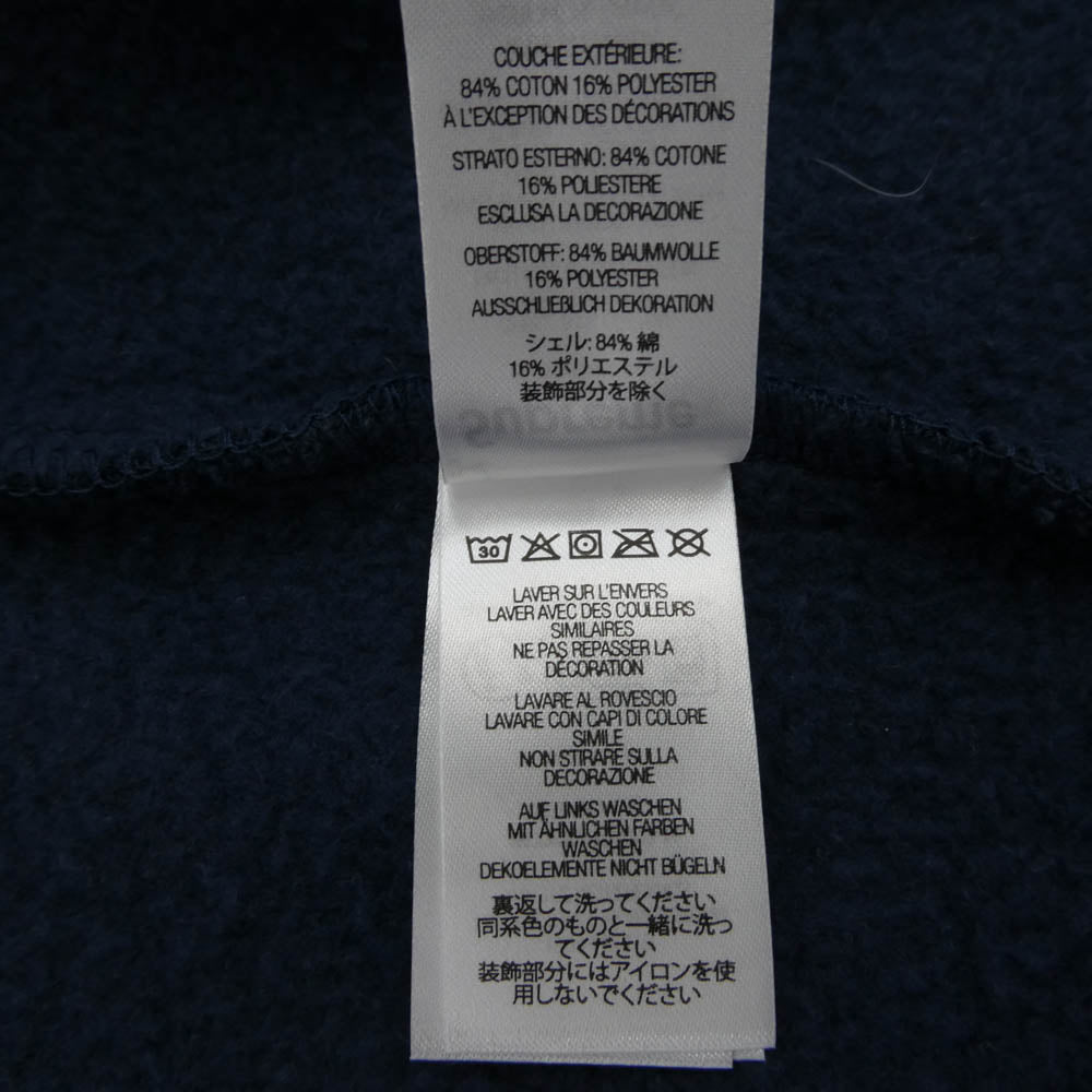 Supreme シュプリーム 25AW S Logo Zip Up Hooded Sweatshirt Sロゴ ジップアップ フルジップ フーディー パーカー ネイビー系 M【中古】