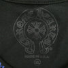 CHROME HEARTS クロムハーツ（原本無） Neck Logo ネックロゴ アームプリント 長袖カットソー ブラック系 XL【中古】
