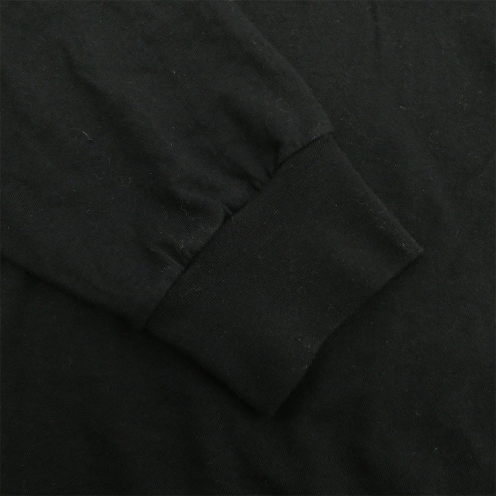 CHROME HEARTS クロムハーツ（原本無） Neck Logo ネックロゴ アームプリント 長袖カットソー ブラック系 XL【中古】