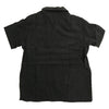 WACKO MARIA ワコマリア 刺繍 レーヨン オープンカラー 半袖シャツ ブラック系 S【中古】