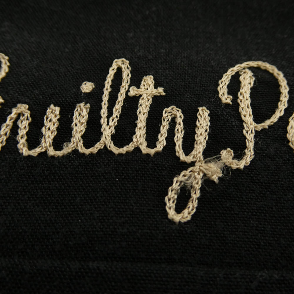 WACKO MARIA ワコマリア 刺繍 レーヨン オープンカラー 半袖シャツ ブラック系 S【中古】