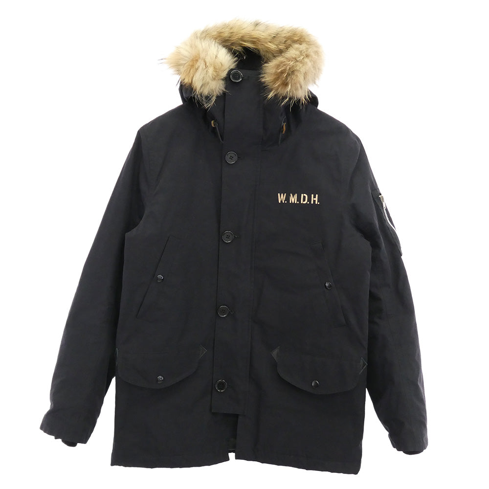 WACKO MARIA ワコマリア N-3B ミリタリージャケット モッズコート ブラック系 S【中古】