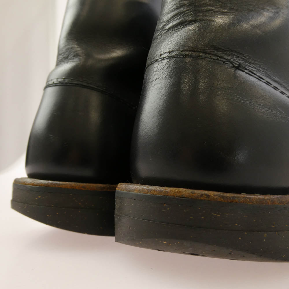 RED WING レッドウィング 8153 羽タグ プレーントゥ ブーツ ブラック系 US6.5D【中古】