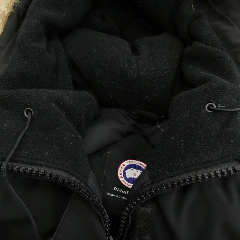 CANADA GOOSE カナダグース 3037JL グリフィンタグ VICTORIA PARKA ヴィクトリア パーカ ダウン ジャケット ブラック系 S【中古】