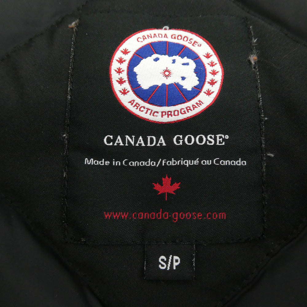 CANADA GOOSE カナダグース 3037JL グリフィンタグ VICTORIA PARKA ヴィクトリア パーカ ダウン ジャケット ブラック系 S【中古】