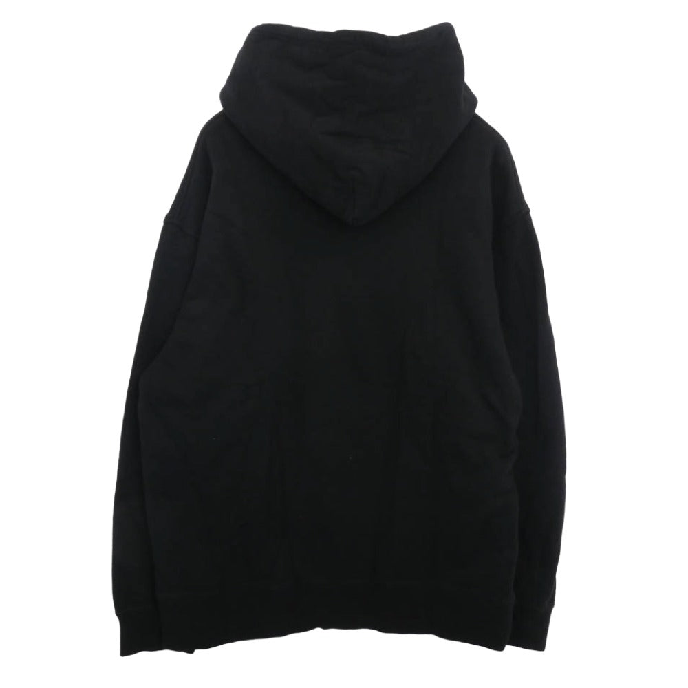 Yohji Yamamoto POUR HOMME ヨウジヤマモトプールオム 24SS HS-T62-998 ロゴ刺繍 プルオーバーパーカー ブラック系 3【中古】