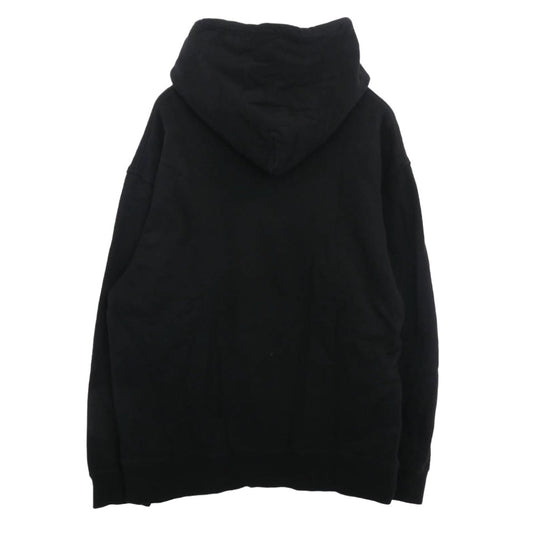 Yohji Yamamoto POUR HOMME ヨウジヤマモトプールオム 24SS HS-T62-998 ロゴ刺繍 プルオーバーパーカー ブラック系 3【中古】