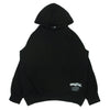 Yohji Yamamoto ヨウジヤマモト GroundY GA-T75-079 Upside Down LOGO Side Zipper Hoodie アップサイドダウンロゴ サイドジップ プルオーバー パーカー ブラック系 3【中古】