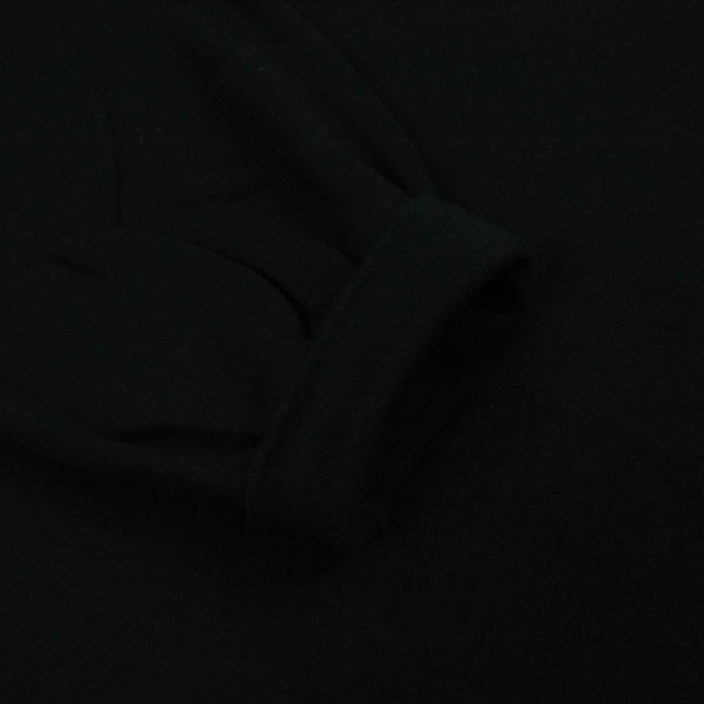 Yohji Yamamoto ヨウジヤマモト GroundY GA-T75-079 Upside Down LOGO Side Zipper Hoodie アップサイドダウンロゴ サイドジップ プルオーバー パーカー ブラック系 3【中古】