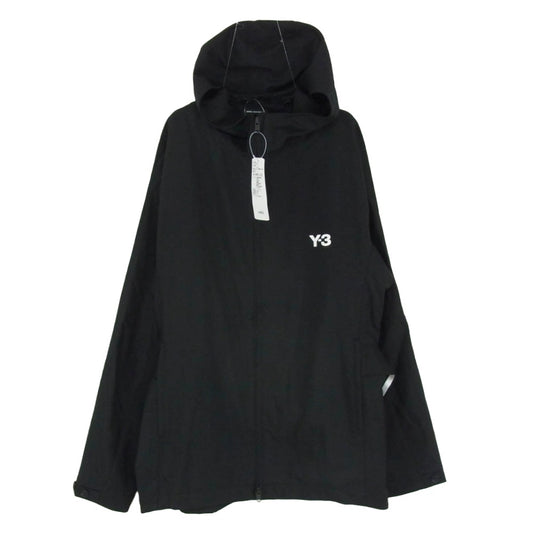 Y-3 Yohji Yamamoto ワイスリー ヨウジヤマモト 24AW IW7454 REF WO HOOD TOP ロゴジップフーディ フーデッド ジャケット ブラック系 L【極上美品】【中古】